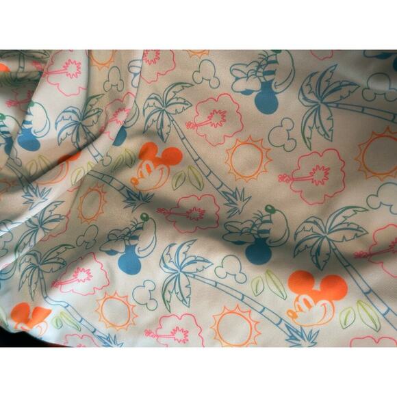 Disney Blue Mickey Mouse Tropical Print Swimsuit – Women’s 2X - Picture 6 of 7